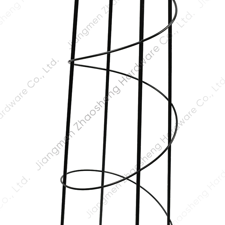 Garden Plant Stake Metal Plant Support Spiral Obelisk Tomato Cage for Vegetable Flowers Fruit Rose Vine Climbing Plant