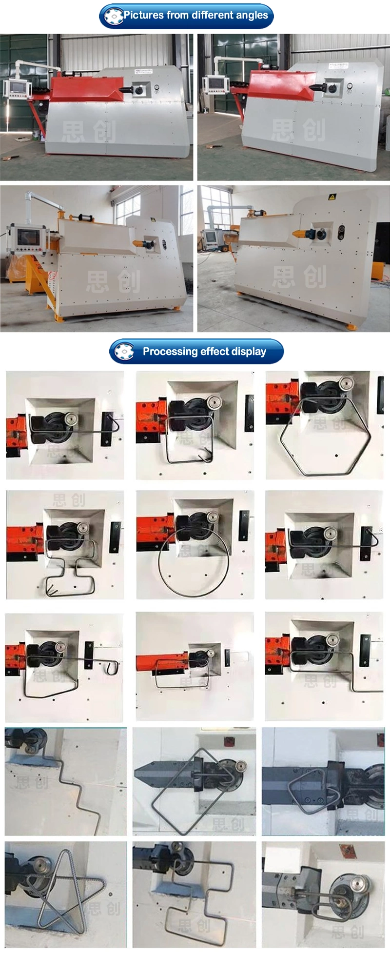 CNC Reinforcing Rebar Stirrup Bending Machine/Hydraulic Steel Hoop Bending Machine