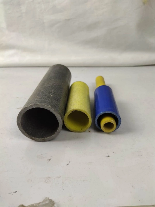 High Strength Fiberglass Composite Material FRP Pultrusion Profile Round Tube